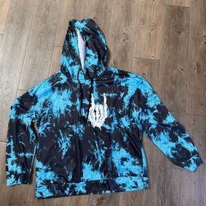 Women’s graphic Skull lightweight hoodie
